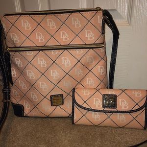 Dooney & Bourke crossbody bag with wallet.